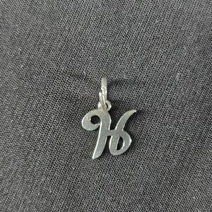 James Avery Silver Initial H Charm